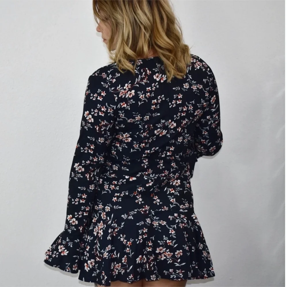 Spring /summer sexy floral chiffon dress - Picture 1 of 3